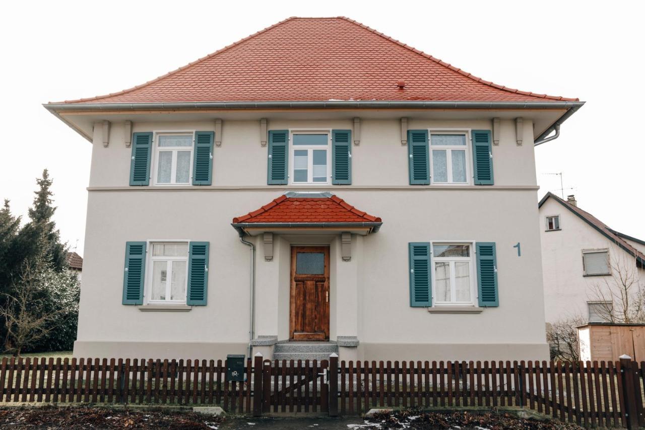 Ferienwohnung Am Federsee Bad Buchau Exteriör bild