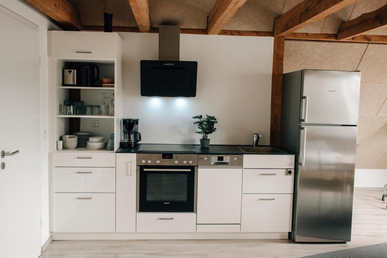 Ferienwohnung Am Federsee Bad Buchau Exteriör bild