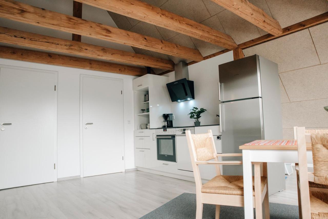 Ferienwohnung Am Federsee Bad Buchau Exteriör bild